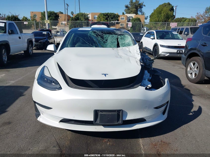 2022 Tesla Model 3 Rear-Wheel Drive VIN: 5YJ3E1EAXNF191151 Lot: 43657636