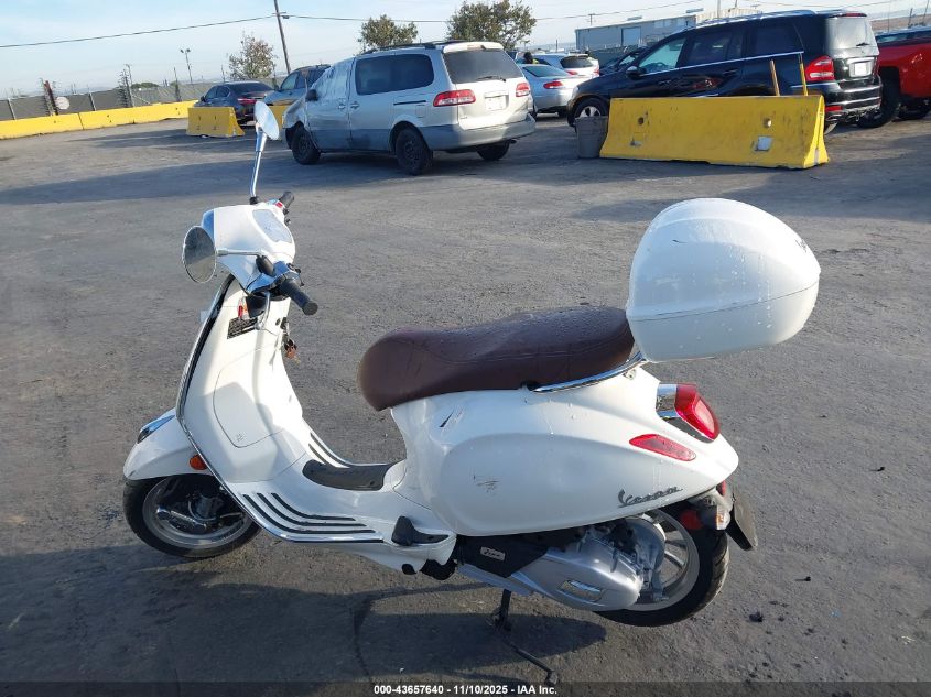 2022 Vespa Primavera/Sprint 150 VIN: ZAPM818G7N5905426 Lot: 43657640