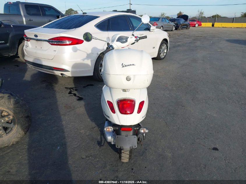 2022 Vespa Primavera/Sprint 150 VIN: ZAPM818G7N5905426 Lot: 43657640