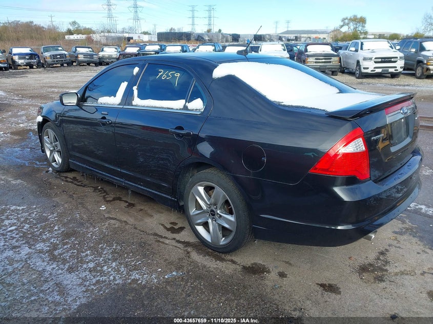 3FAHP0KCXBR183244 2011 FORD FUSION photo no. 3