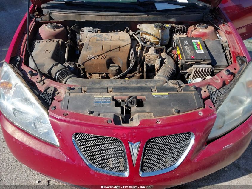2006 Pontiac G6 VIN: 1G2ZG558864289777 Lot: 43657699