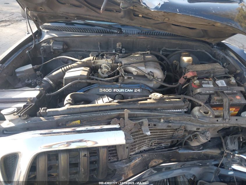 2002 Toyota Tacoma Prerunner V6 VIN: 5TEGN92N42Z125499 Lot: 43657777