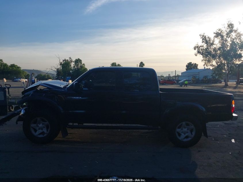 2002 Toyota Tacoma Prerunner V6 VIN: 5TEGN92N42Z125499 Lot: 43657777