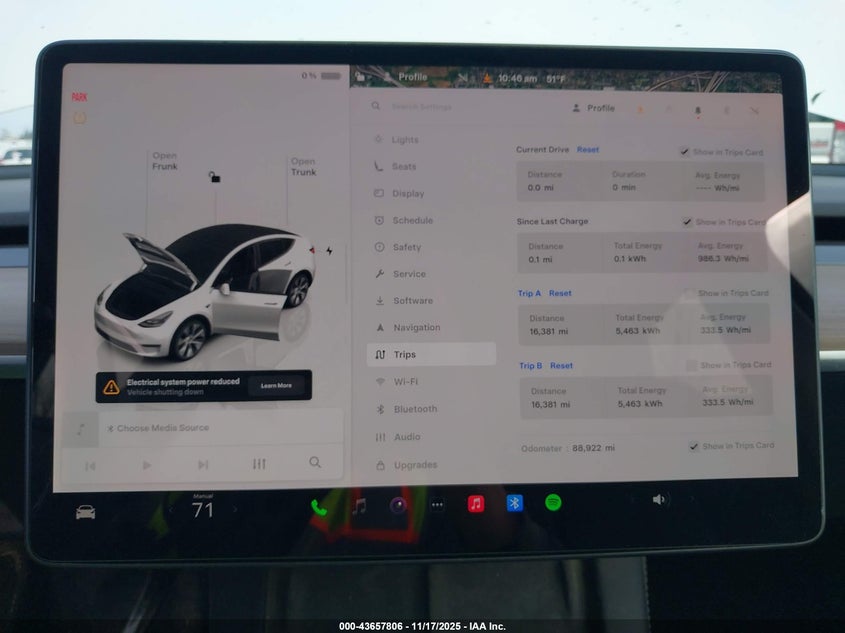 2023 Tesla Model Y Awd/Long Range Dual Motor All-Wheel Drive VIN: 7SAYGDEE1PF792412 Lot: 43657806