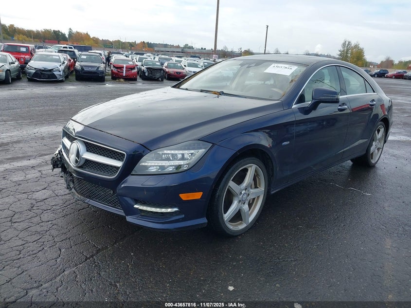 2012 Mercedes-Benz Cls 550 4Matic VIN: WDDLJ9BB7CA056566 Lot: 43657816