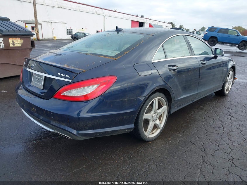 2012 Mercedes-Benz Cls 550 4Matic VIN: WDDLJ9BB7CA056566 Lot: 43657816