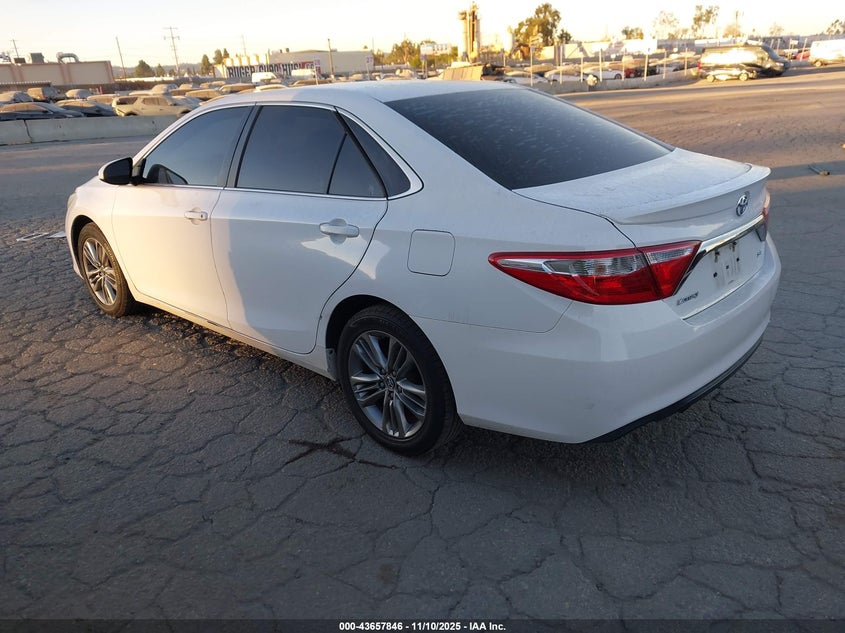 2016 TOYOTA CAMRY SE 4T1BF1FK0GU502656
