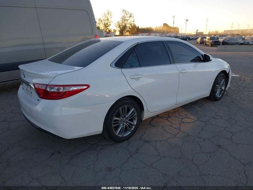 2016 TOYOTA CAMRY SE 4T1BF1FK0GU502656