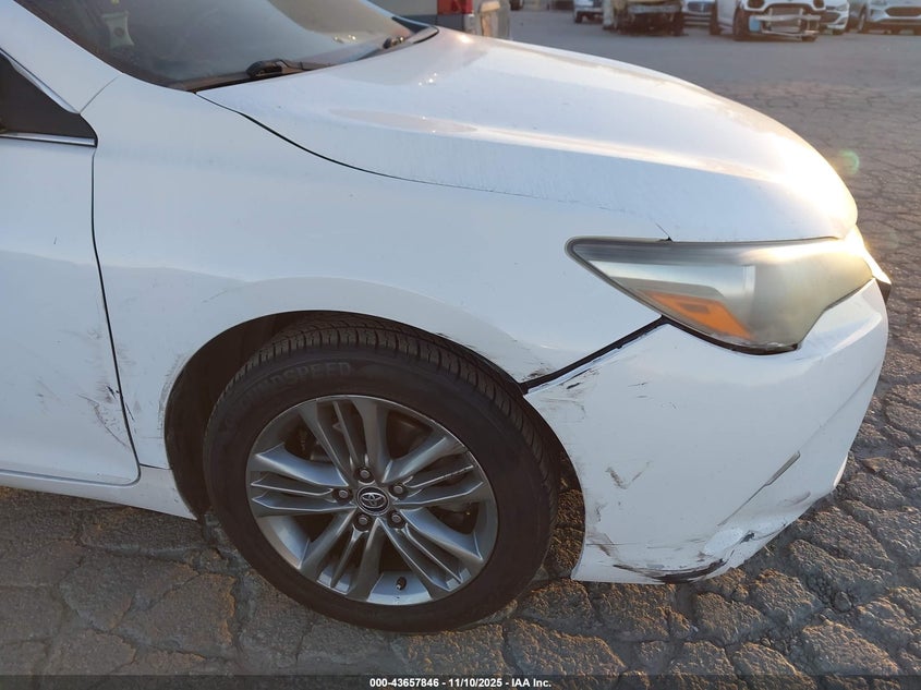 2016 TOYOTA CAMRY SE 4T1BF1FK0GU502656