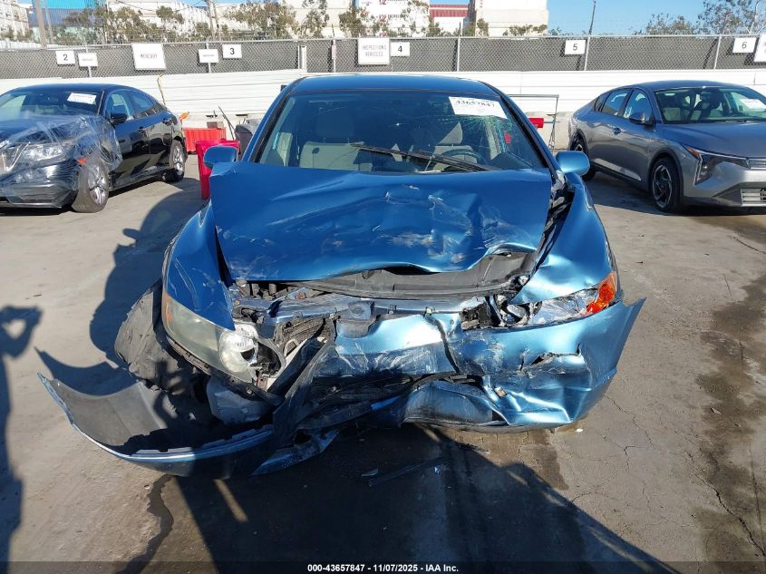 2007 Honda Civic Lx VIN: JHMFA16547S009104 Lot: 43657847