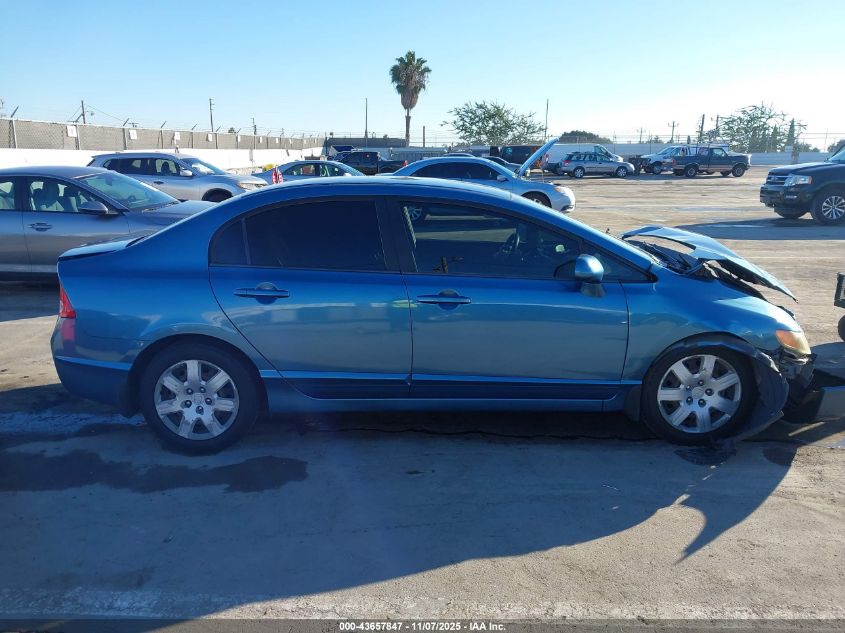 2007 Honda Civic Lx VIN: JHMFA16547S009104 Lot: 43657847