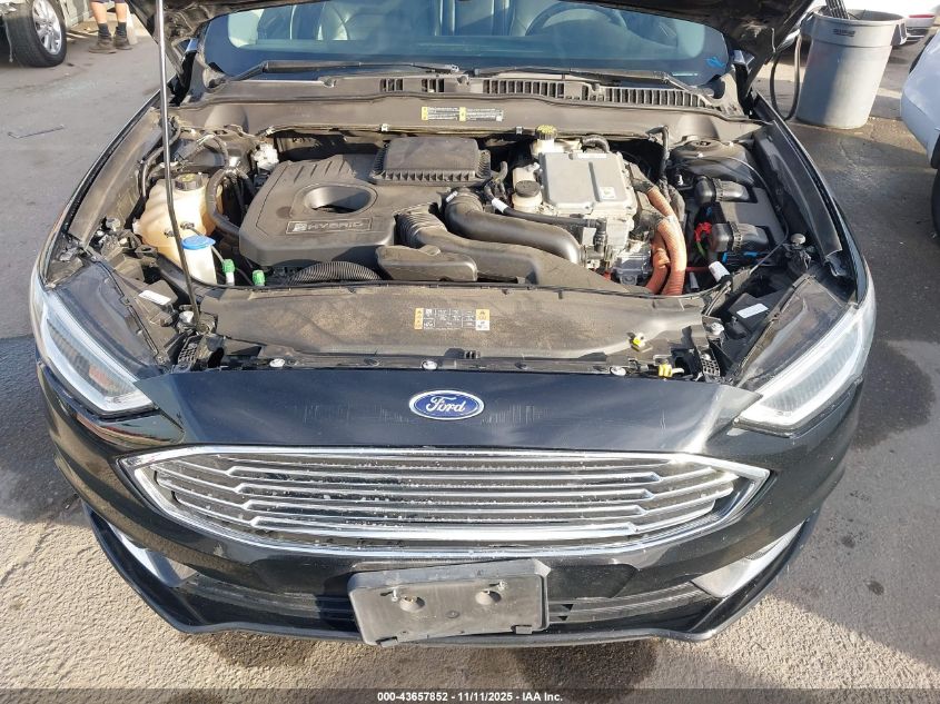 2017 Ford Fusion Hybrid Se VIN: 3FA6P0LU2HR131288 Lot: 43657852
