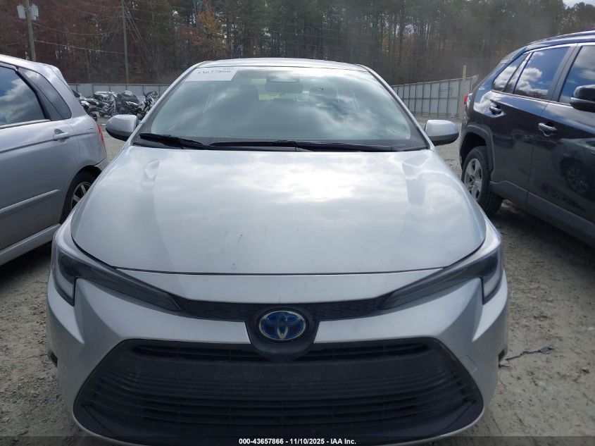 2025 Toyota Corolla Hybrid Le VIN: JTDBCMFE9S3070527 Lot: 43657866