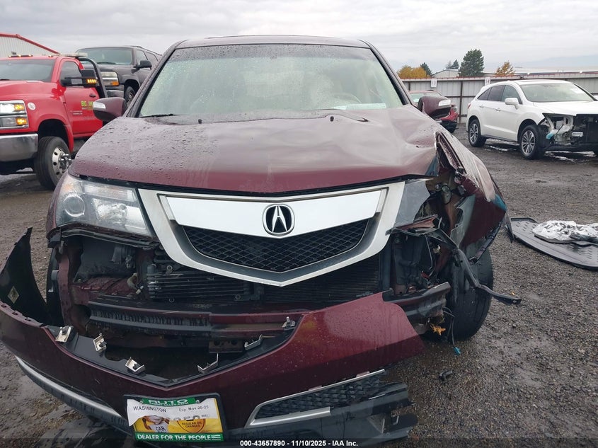 2012 Acura Mdx VIN: 2HNYD2H23CH526061 Lot: 43657890