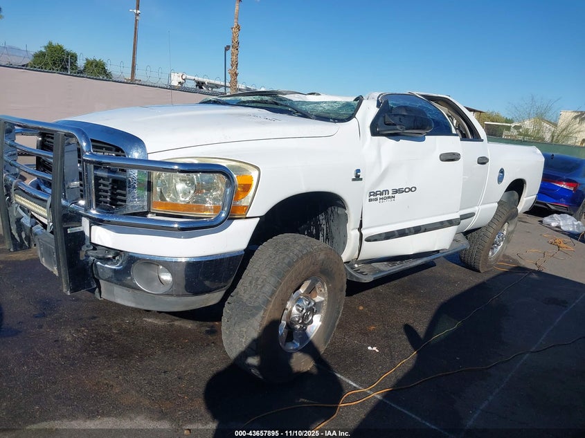 2006 Dodge Ram 3500 Slt/Trx4 Off Road/Sport VIN: 3D7LX38C26G110079 Lot: 43657895