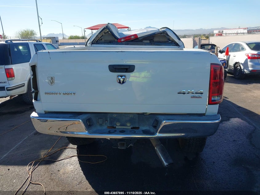 2006 Dodge Ram 3500 Slt/Trx4 Off Road/Sport VIN: 3D7LX38C26G110079 Lot: 43657895