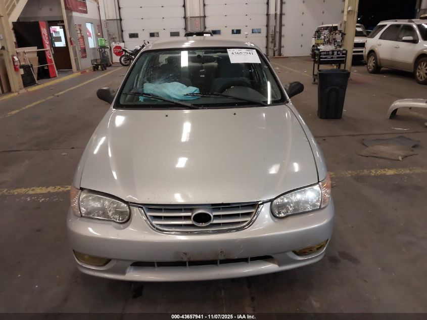 2001 Toyota Corolla Ce VIN: 1NXBR12E81Z452412 Lot: 43657941