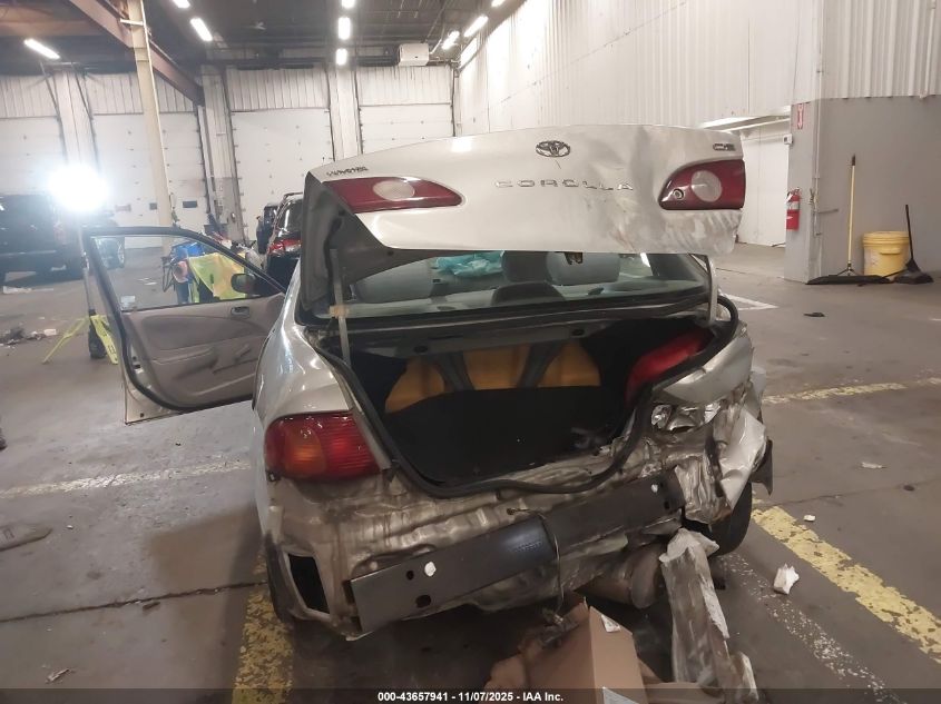 2001 Toyota Corolla Ce VIN: 1NXBR12E81Z452412 Lot: 43657941