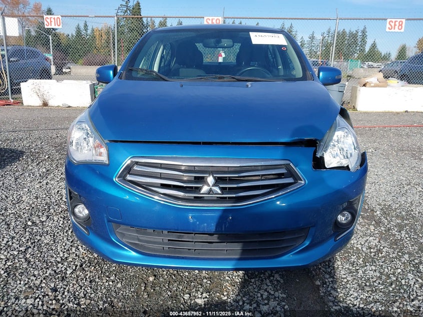 2018 Mitsubishi Mirage G4 Se VIN: ML32F4FJ9JHF10810 Lot: 43657952
