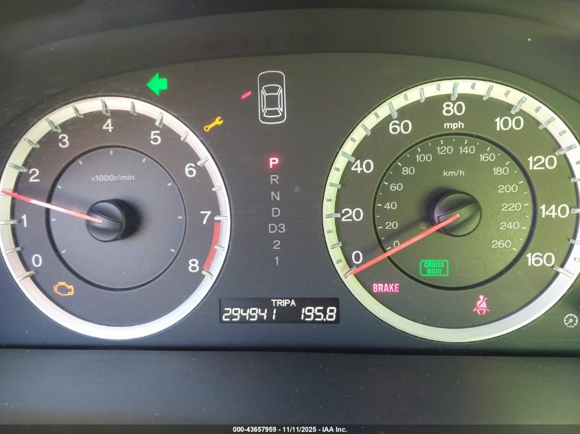 2009 Honda Accord 2.4 Lx-S VIN: 1HGCS12319A011716 Lot: 43657959