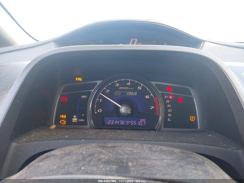 2008 Honda Civic Hybrid VIN: JHMFA36208S005019 Lot: 43657960