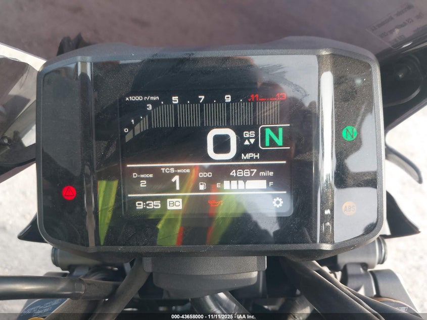 2023 Yamaha Mt09 Dc VIN: JYARN72Y2PA000618 Lot: 43658000