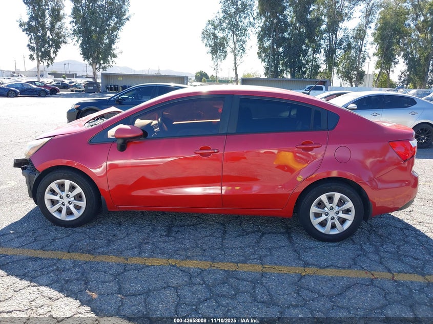 2013 Kia Rio Lx VIN: KNADM4A34D6131051 Lot: 43658008