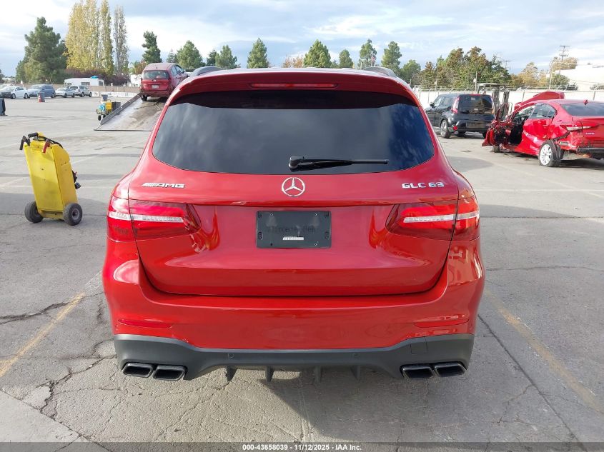 2019 Mercedes-Benz Amg Glc 63 4Matic VIN: WDC0G8JB2KF486492 Lot: 43658039