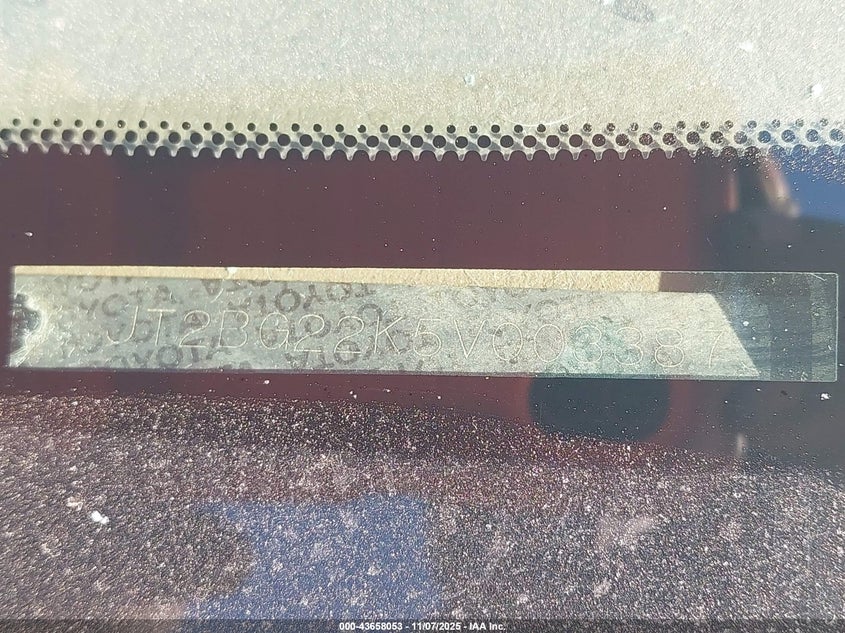 JT2BG22K5V0033879 1997 TOYOTA CAMRY photo no. 9