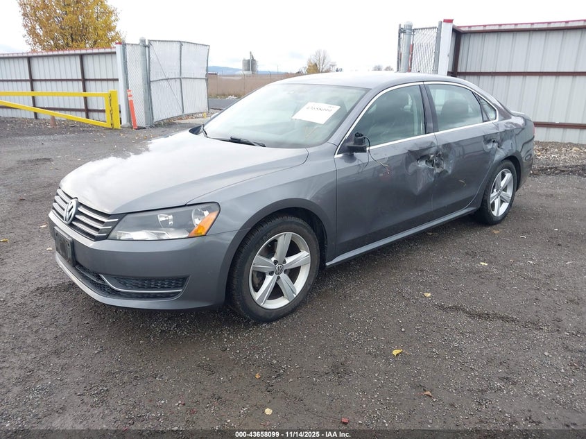 1VWBH7A39DC060217 2013 VOLKSWAGEN PASSAT photo no. 2