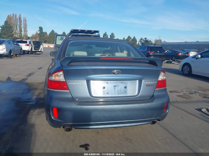 2008 Subaru Legacy 2.5I VIN: 4S3BL616187215749 Lot: 43658109