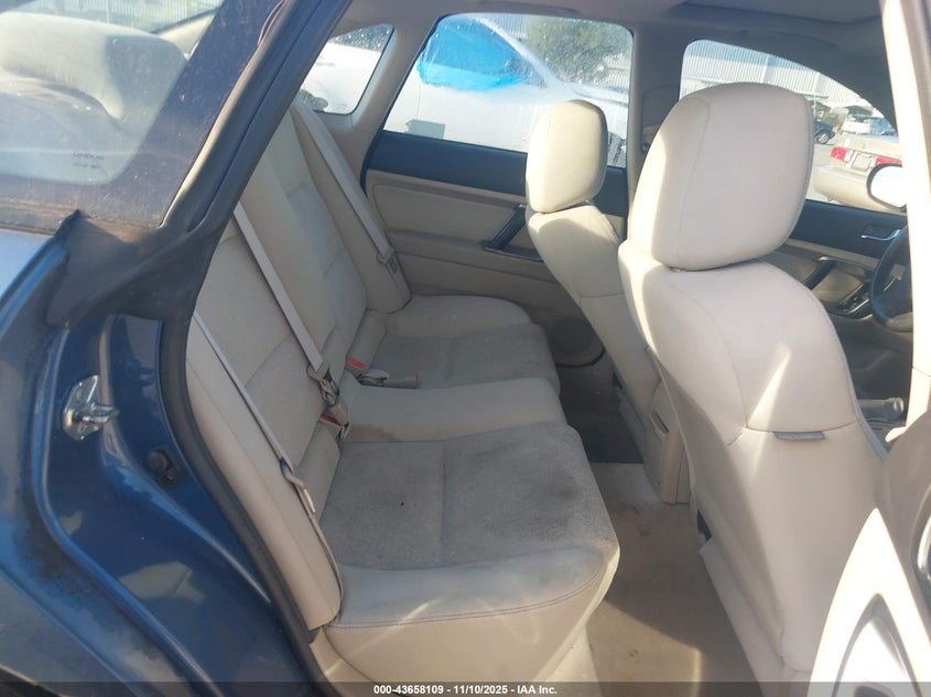 2008 Subaru Legacy 2.5I VIN: 4S3BL616187215749 Lot: 43658109