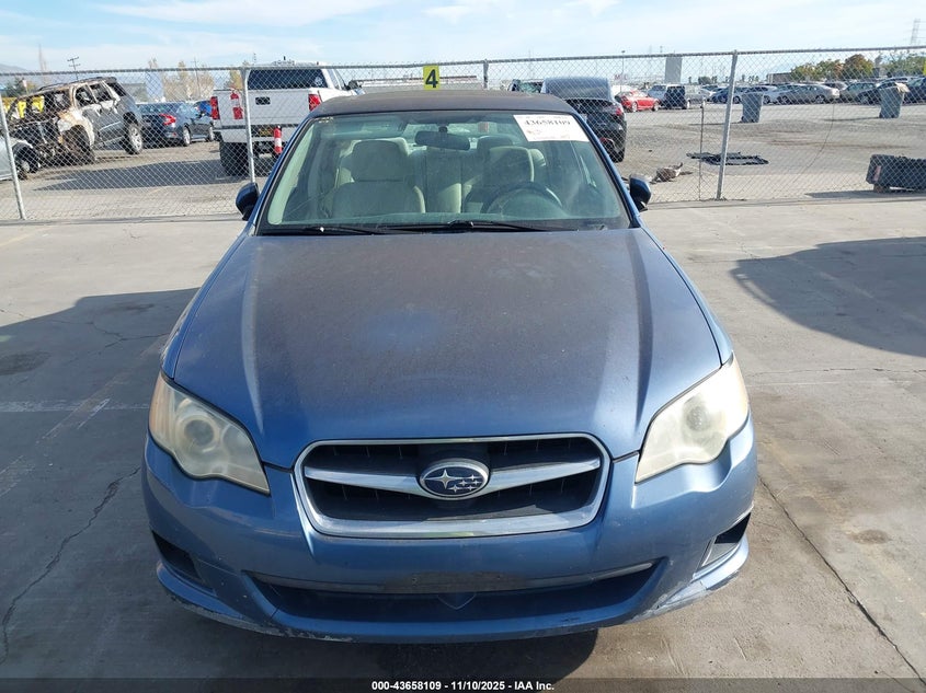 2008 Subaru Legacy 2.5I VIN: 4S3BL616187215749 Lot: 43658109