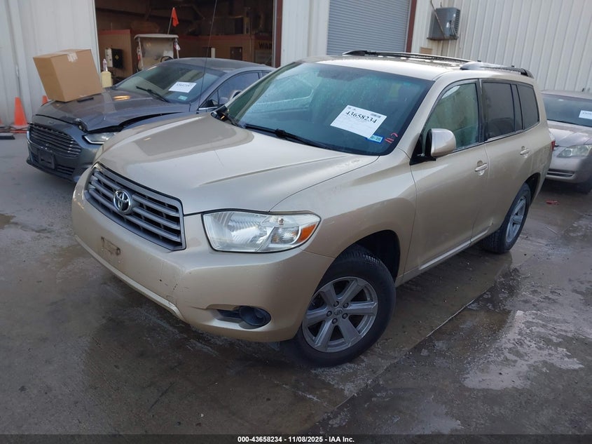 Vin: 5tdzk3eh2as005538, lot: 44153447, toyota highlander base v6 20102