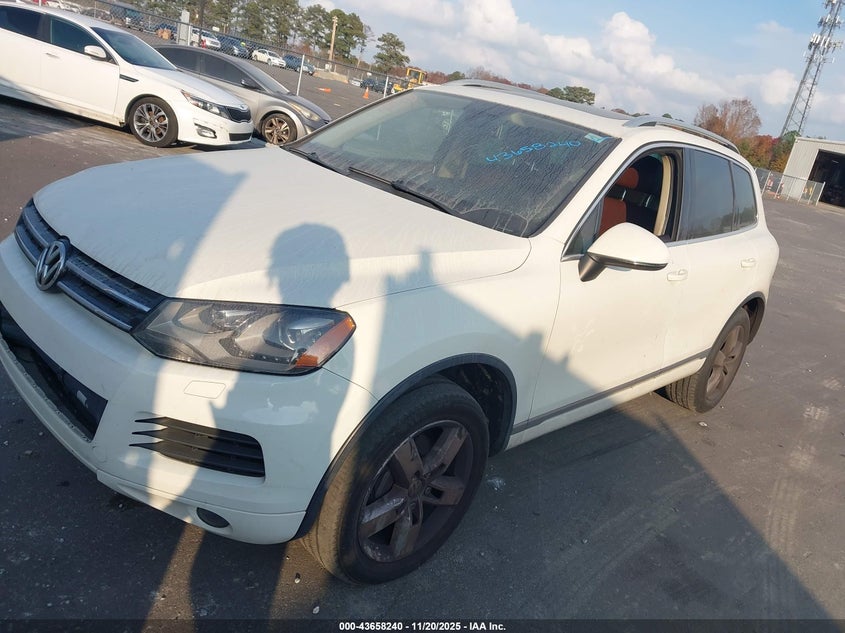 Vin: wvgff9bp6bd003726, lot: 44153453, volkswagen touareg vr6 lux 20112
