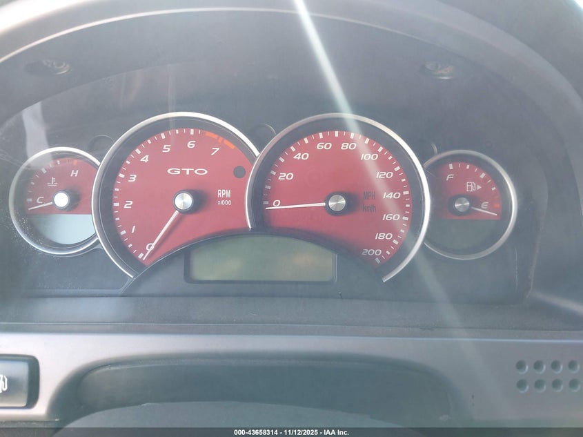 2005 Pontiac Gto VIN: 6G2VX12U05L348692 Lot: 43658314