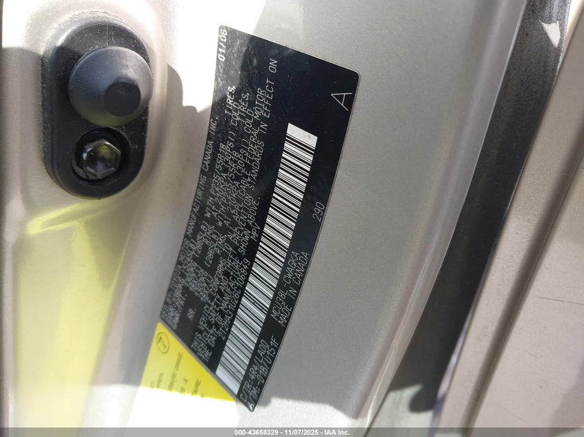 2006 Lexus Rx 330 VIN: 2T2HA31U26C106849 Lot: 43658329