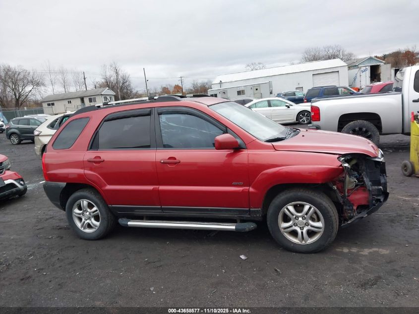 2008 Kia Sportage Ex V6 VIN: KNDJE723487470217 Lot: 43658577