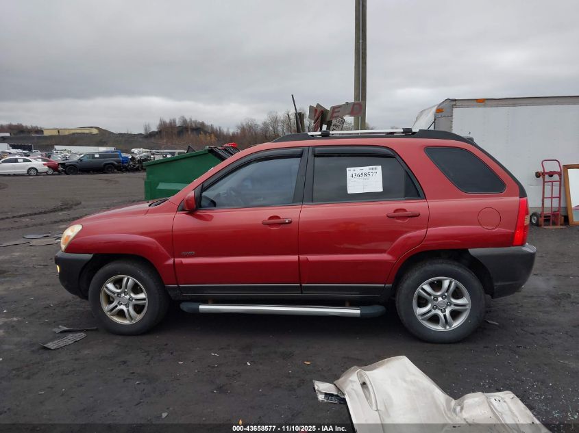 2008 Kia Sportage Ex V6 VIN: KNDJE723487470217 Lot: 43658577