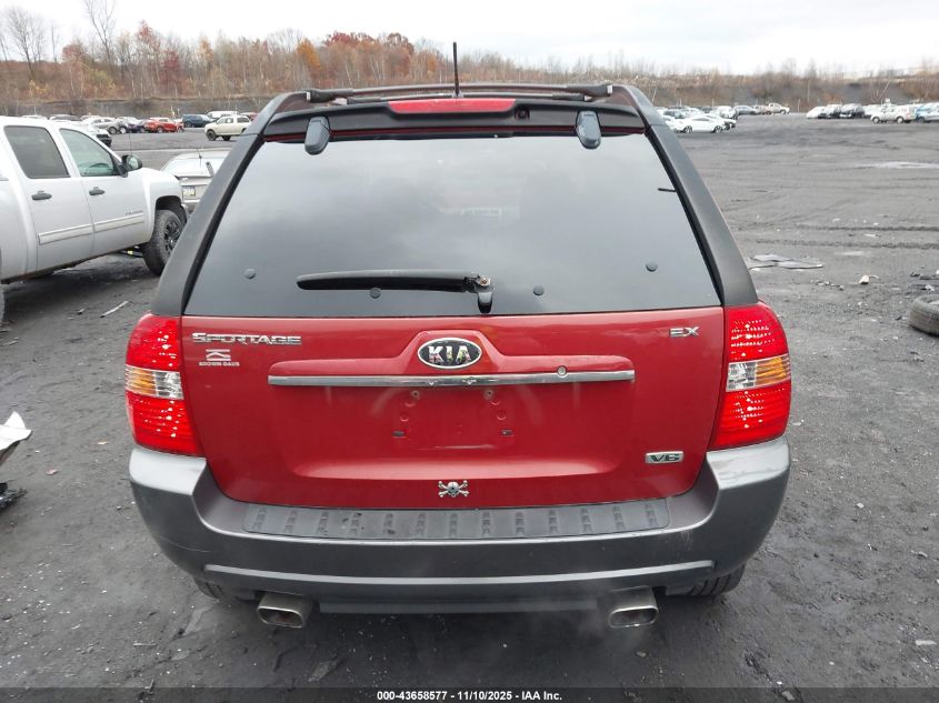 2008 Kia Sportage Ex V6 VIN: KNDJE723487470217 Lot: 43658577