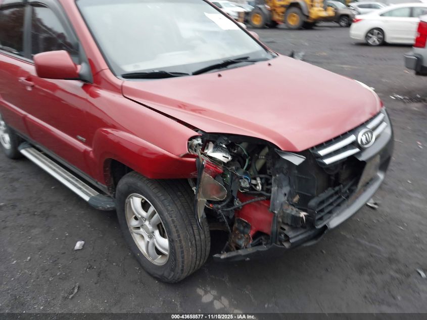 2008 Kia Sportage Ex V6 VIN: KNDJE723487470217 Lot: 43658577