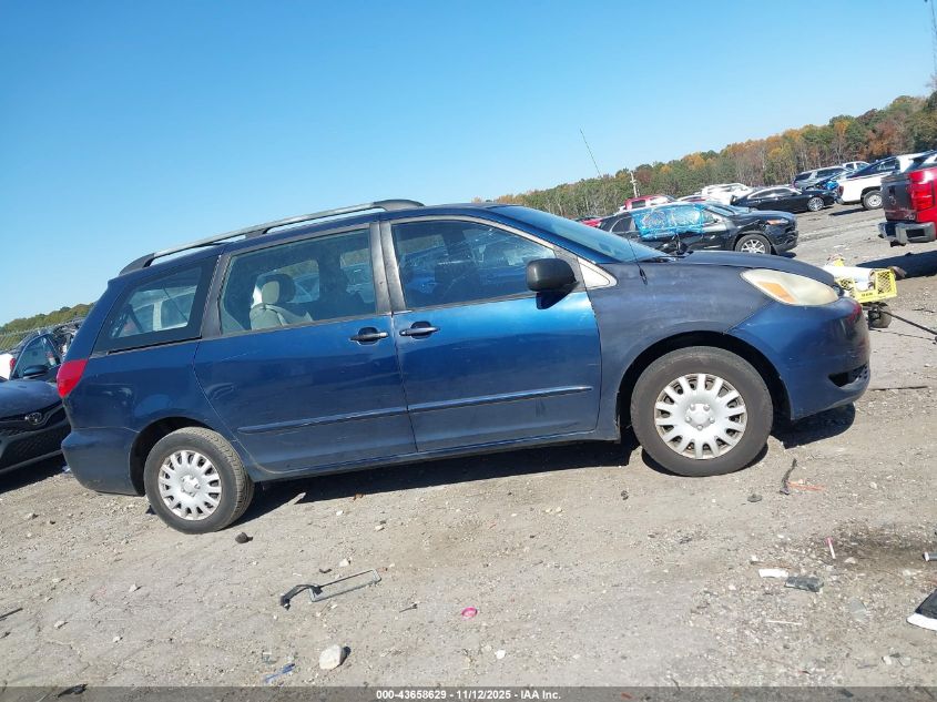 2005 Toyota Sienna Ce VIN: 5TDZA23C75S227955 Lot: 43658629