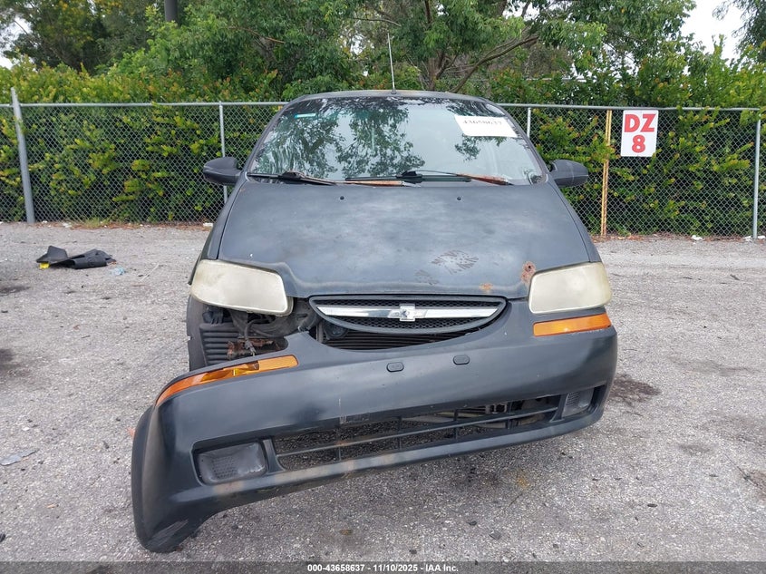 2005 Chevrolet Aveo Lt VIN: KL1TG62635B416138 Lot: 43658637