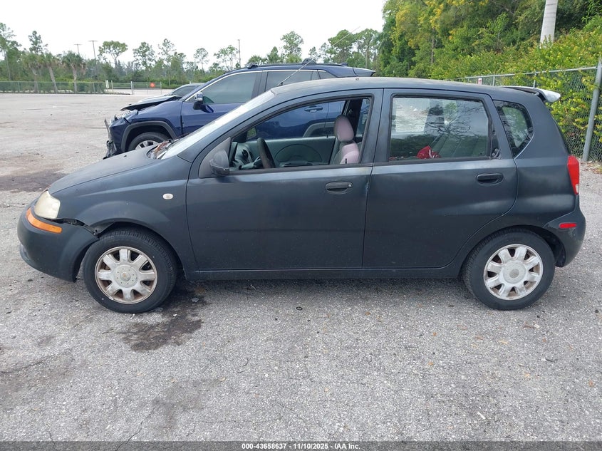 2005 Chevrolet Aveo Lt VIN: KL1TG62635B416138 Lot: 43658637