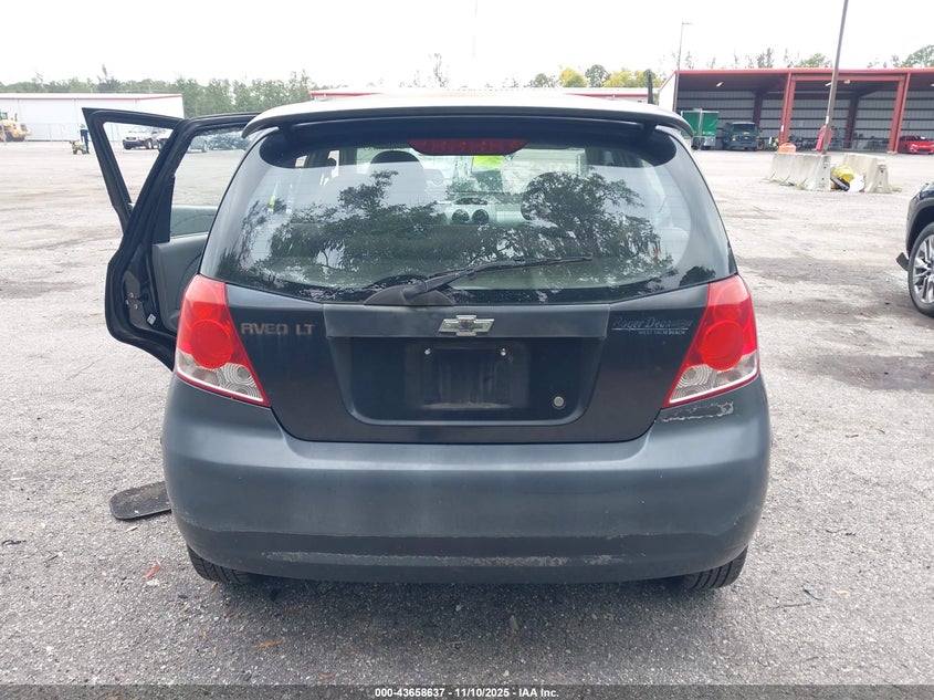 2005 Chevrolet Aveo Lt VIN: KL1TG62635B416138 Lot: 43658637