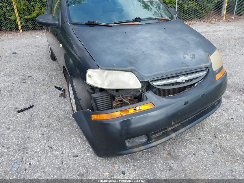 2005 Chevrolet Aveo Lt VIN: KL1TG62635B416138 Lot: 43658637