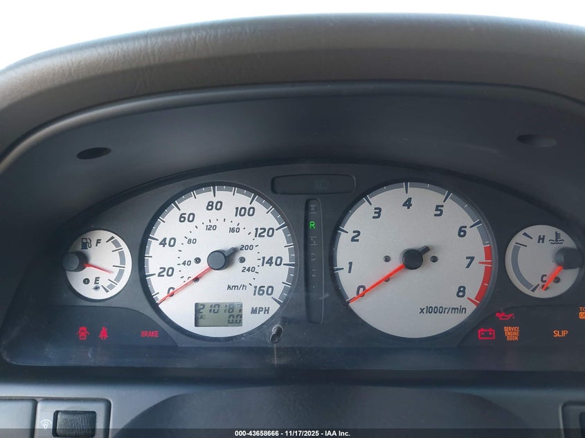 2000 Nissan Maxima Gle/Gxe/Se VIN: JN1CA31A0YT021835 Lot: 43658666