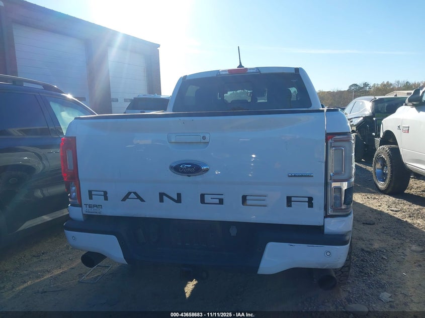 2019 Ford Ranger Lariat VIN: 1FTER4FH7KLB12571 Lot: 43658683