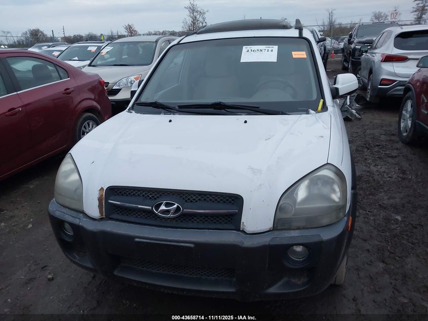 2006 Hyundai Tucson Gls/Limited VIN: KM8JN72D96U409657 Lot: 43658714