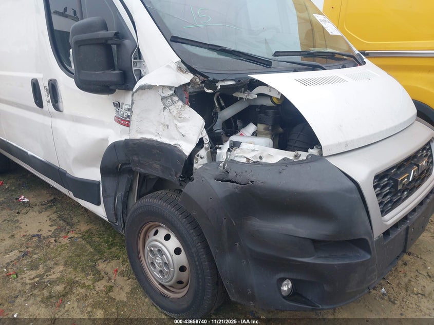 2021 Ram Promaster 3500 Cargo Van High Roof 159 Wb Ext VIN: 3C6MRVJG4ME588294 Lot: 43658740